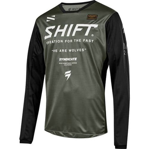 SHIFT WHITE LABEL חולצה ירוק זית