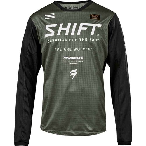 SHIFT WHITE LABEL חולצה ירוק זית