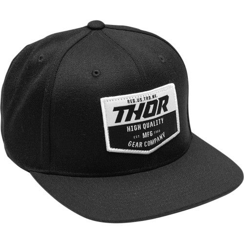 THOR CHEVRON SNPBK BLACK כובע