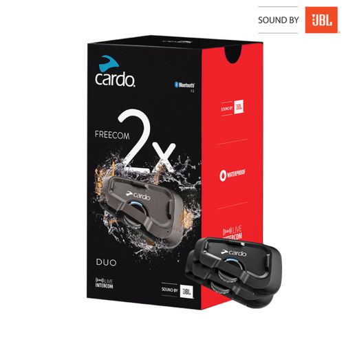 דיבורית לקסדה בלוטוס ערכה זוגית CARDO FREECOM 2X DUO