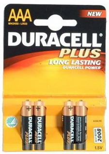 6 סוללות AAA אלקליין DURACELL