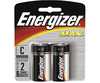 זוג סוללות בגודל ENERGIZER Alkaline C אנרג'ייזר
