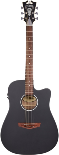 גיטרה אקוסטית מוגברת D'Angelico PREMIER BOWERY CS MATTE BLACK