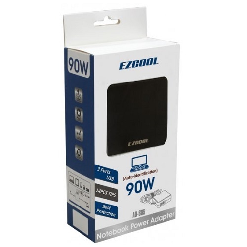 ספק כוח אוניברסלי לניידים EZCOOL AD805 90W