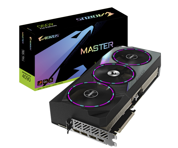 כרטיס מסך Gigabyte Nvidia RTX 4090 AORUS MASTER 24GB PCIE5.0