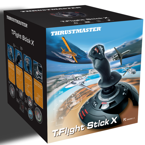 בקר טיסה Thrustmaster T.Flight Stick X למחשב ולפלייסטיישן 3