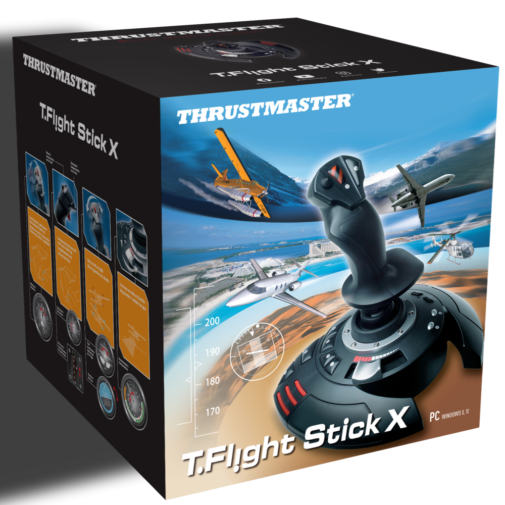 בקר טיסה Thrustmaster T.Flight Stick X למחשב ולפלייסטיישן 3