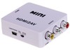 מתאם HDMI ל RCA מעביר מחיבור HDMI לחיבור AV