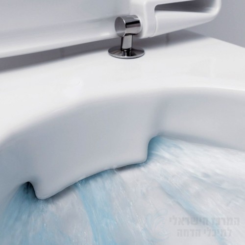 GEBERIT LUXURY | מיכל Sigma + לחצן + אסלה iCON RimFree + מושב אסלה הידראולי גבריט מקורי!