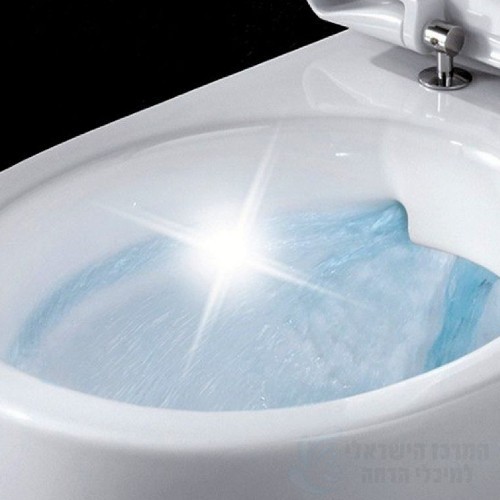 GEBERIT LUXURY | מיכל Sigma + לחצן + אסלה iCON RimFree + מושב אסלה הידראולי גבריט מקורי!