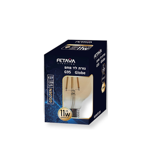 גלוב G95 11W 2700K מתאים לעמעום פתיה