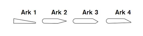 אבן ארקנסו מקורי - דגם Pfeil Ark 4