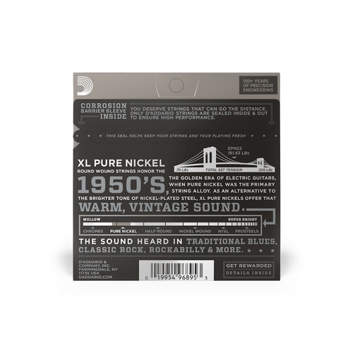 זוית נוספת D'Addario EPN22 Jazz Medium Electric Guitar Strings