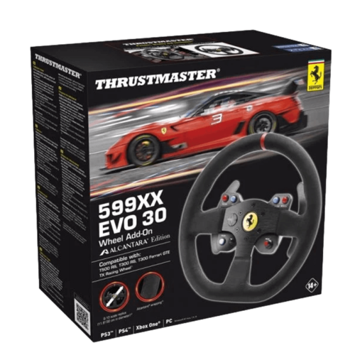 הגה מירוצים - Thrustmaster F599XX Evo 30 ADD-ON - צבע שחור שנה אחריות ע