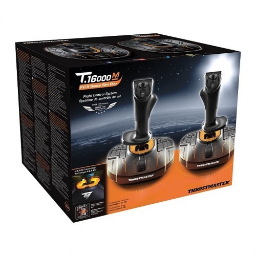 2 בקרי טיסה ימין ושמאל Thrustmaster T.16000M FCS SPACE SIM DUO
