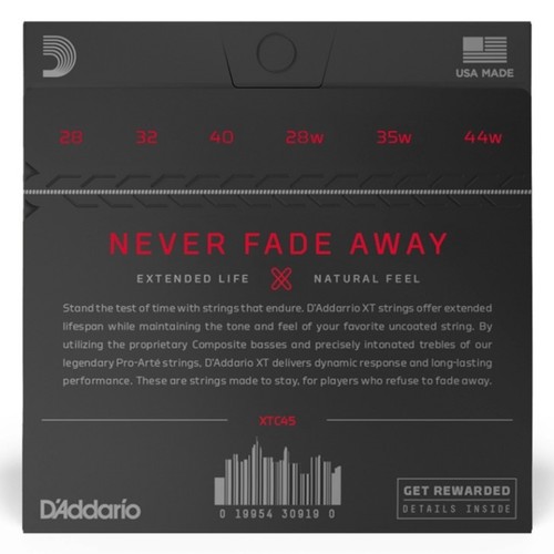 זוית נוספת D'Addario XTC45 Coated Classical Guitar Strings