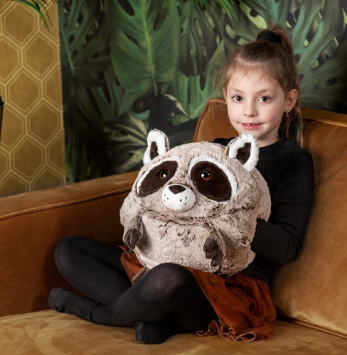 בובת חיבוק ומחמם ידים בקוטר 35 ס