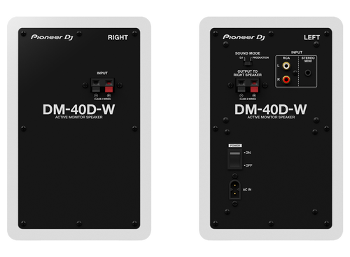 זוג רמקולים מוניטורים מדגם Pioneer-DJ DM-40D
