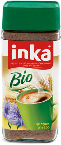 משקה דגנים ועולש מגורען אורגני ללא קפאין (ירוק) - INKA