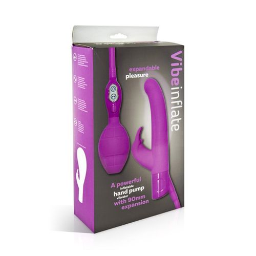 vibe Inflate - ויברטור מאלץ  רוטט מתנפח  איכותי של מותג אביזרי מין המוביל בעולם Seven Creations