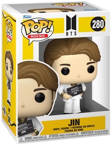 בובת פופ קיי פופ: בי טי אס באטר - ג'ין - #108 Funko POP! Rocks: BTS Butter - Jin