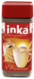 משקה דגנים ועולש מגורען ללא קפאין (אדום) - INKA