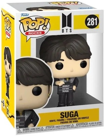 בובת פופ מוסיקה: קיי פופ בי טי אס - שוגה - #281 Funko POP! Rocks: BTS Butter - Suga