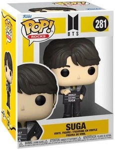 בובת פופ מוסיקה: קיי פופ בי טי אס - שוגה - #281 Funko POP! Rocks: BTS Butter - Suga