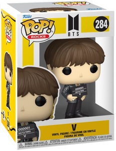 בובת פופ מוסיקה: קיי פופ בי טי אס - וי - #284 Funko POP! Rocks: BTS Butter - V