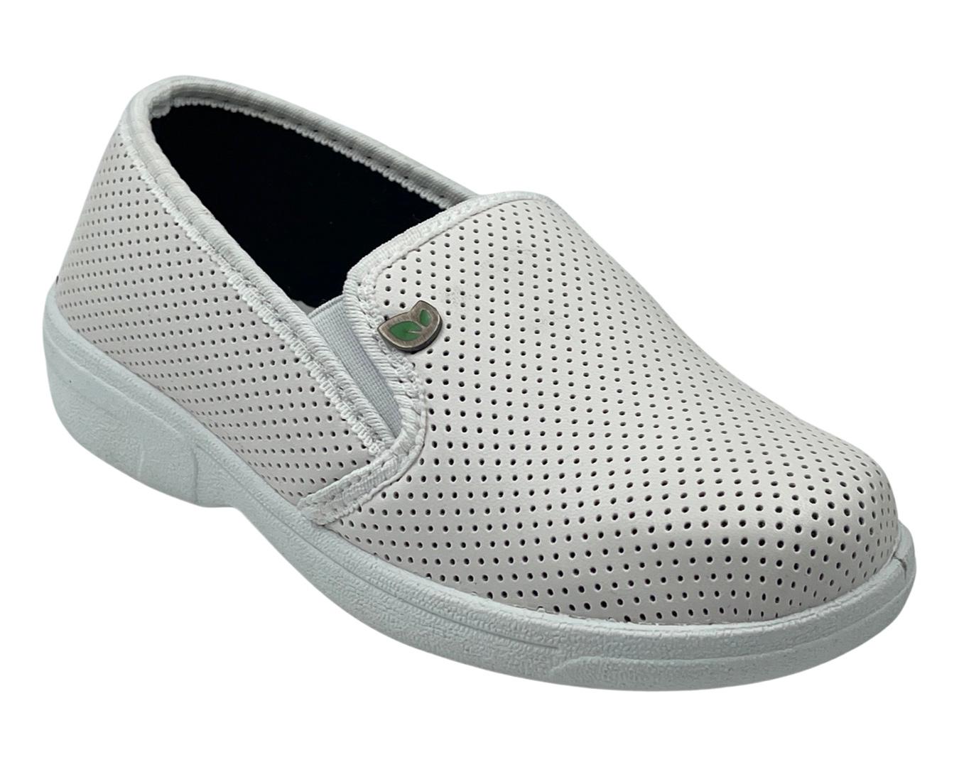 נעלי נוחות Eco Bio Memorisy 955087 1000 BIANCO בצבע לבן פנינה