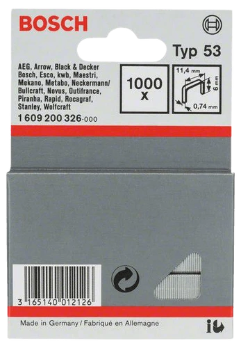 סיכות מהדק בוש BOSCH 18MM TYP 53