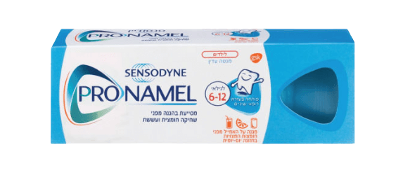 משחת שיניים עם פלואוריד לגילאי 6 עד 12 שנים | פותחה על ידי רופאי שיניים מומחים ומובילי דעה בתחום של שחיקה חומצית | מכיל 50 מ"ל 