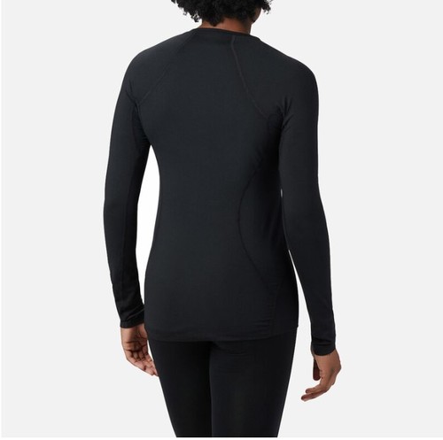 חולצה תרמית לנשים Midweight Stretch Long Sleeve Top שחורה - Columbia