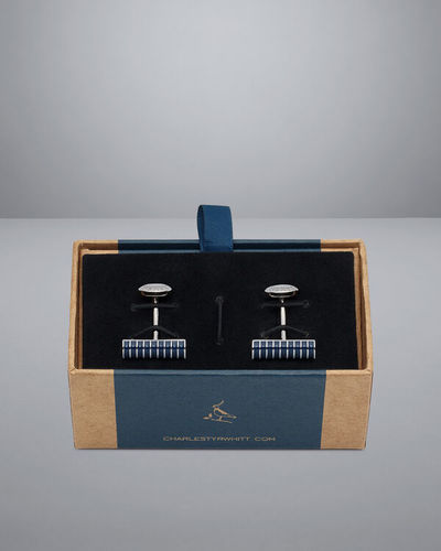 חפתים Navy stripe bar enamel