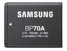 סוללה מקורית למצלמה BP70A Samsung