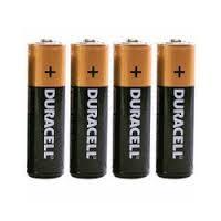 4 סוללות AA אלקליין DURACELL 1.5V