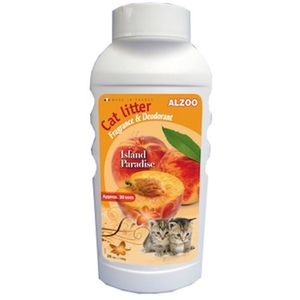 Alzoo מנטרל ריח לשירותים לחתול בניחוח אפרסק