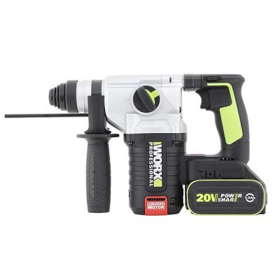 מערכת בנדל חץ וקשת - פטישון, מברגת אימפקט, 3 סוללות, ארגזים WORX