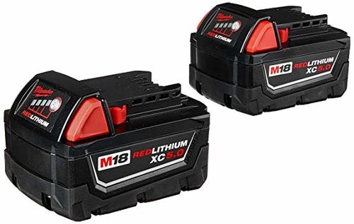 זוג סוללות ליתיום מילווקי 5Ah Milwaukee - 5 אמפר m18