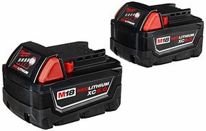 זוג סוללות ליתיום מילווקי 5Ah Milwaukee - 5 אמפר m18