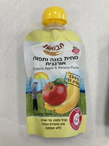 מחית בננה תפוח אורגני (סמוצ'י)