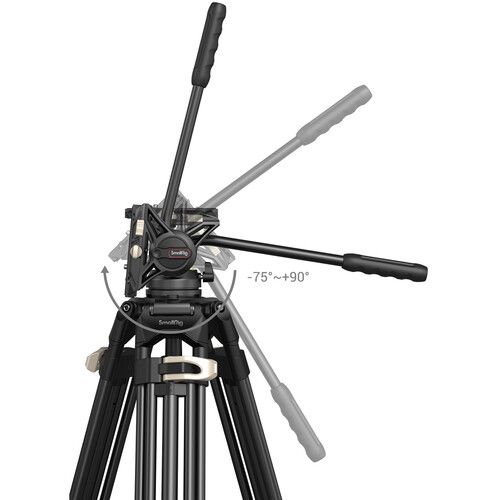 חצובת וידאו עם ראש SmallRig AD-01 Heavy-Duty Tripod with Fluid Head 