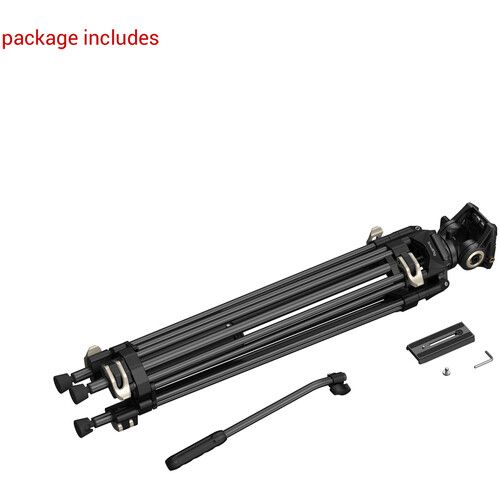 חצובת וידאו עם ראש SmallRig AD-01 Heavy-Duty Tripod with Fluid Head 