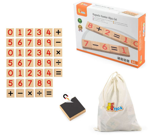 מספרים מגנטיים מעץ מבית Viga
