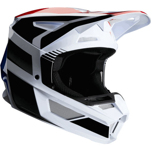 קסדה ילדים לאופנוע שטח אדום / כחול - YOUTH V2 HAYL HELMET