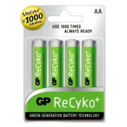  סוללות GP AA ReCyKo 2100mAh 4pck
