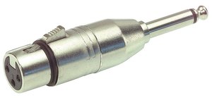 מתאם איכותי XLR(f) ל- PL 63mm מבית GEWA (Germany)