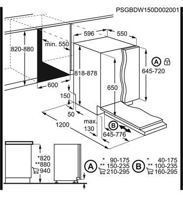 מדיח כלים אינטגרלי מלא ELECTROLUX EEG48200L 