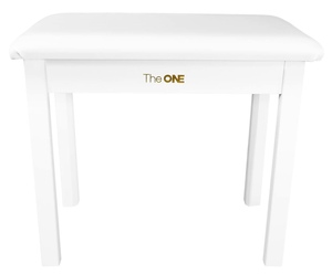 כיסא פסנתר בצבע לבן  The One T1ABW