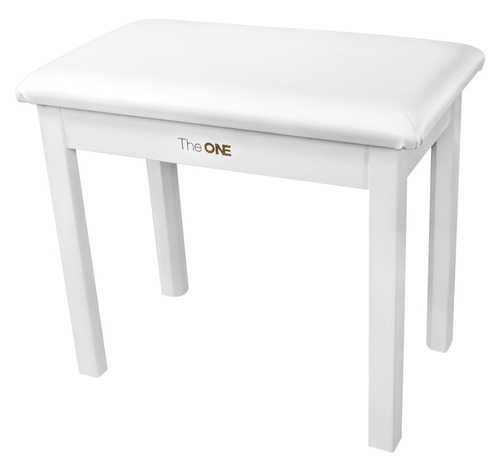 כיסא פסנתר בצבע לבן  The One T1ABW